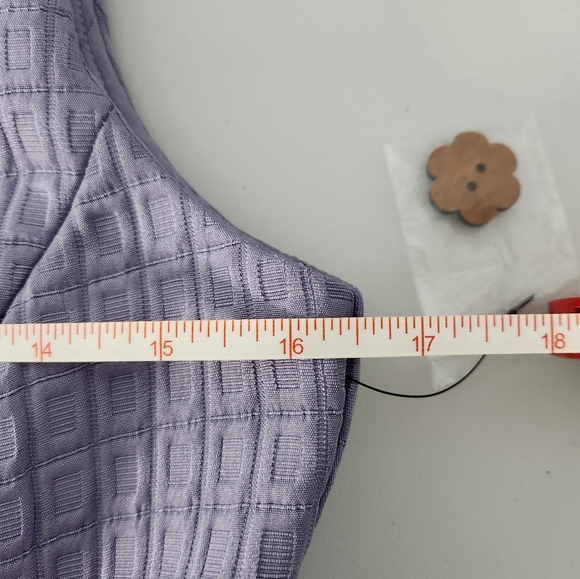 NWOT, Modcloth Purple Sleeveless Dress, Size Medium - Picture 6 of 7